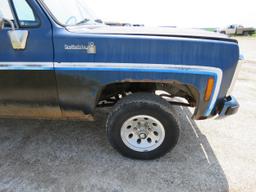 1980 Chevrolet Scottsdale 10 Sport Edition Step side Short box Pickup