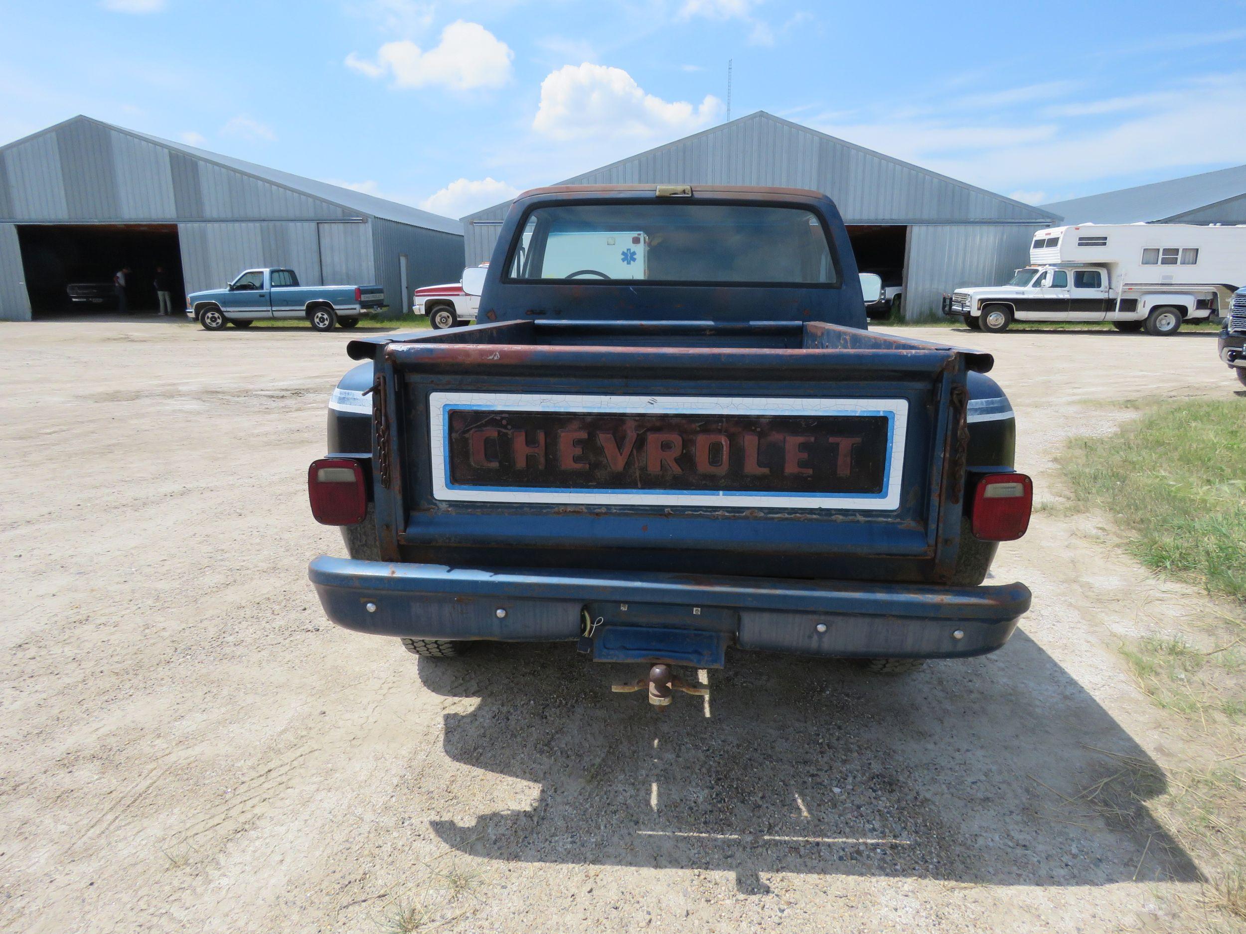 1980 Chevrolet Scottsdale 10 Sport Edition Step side Short box Pickup