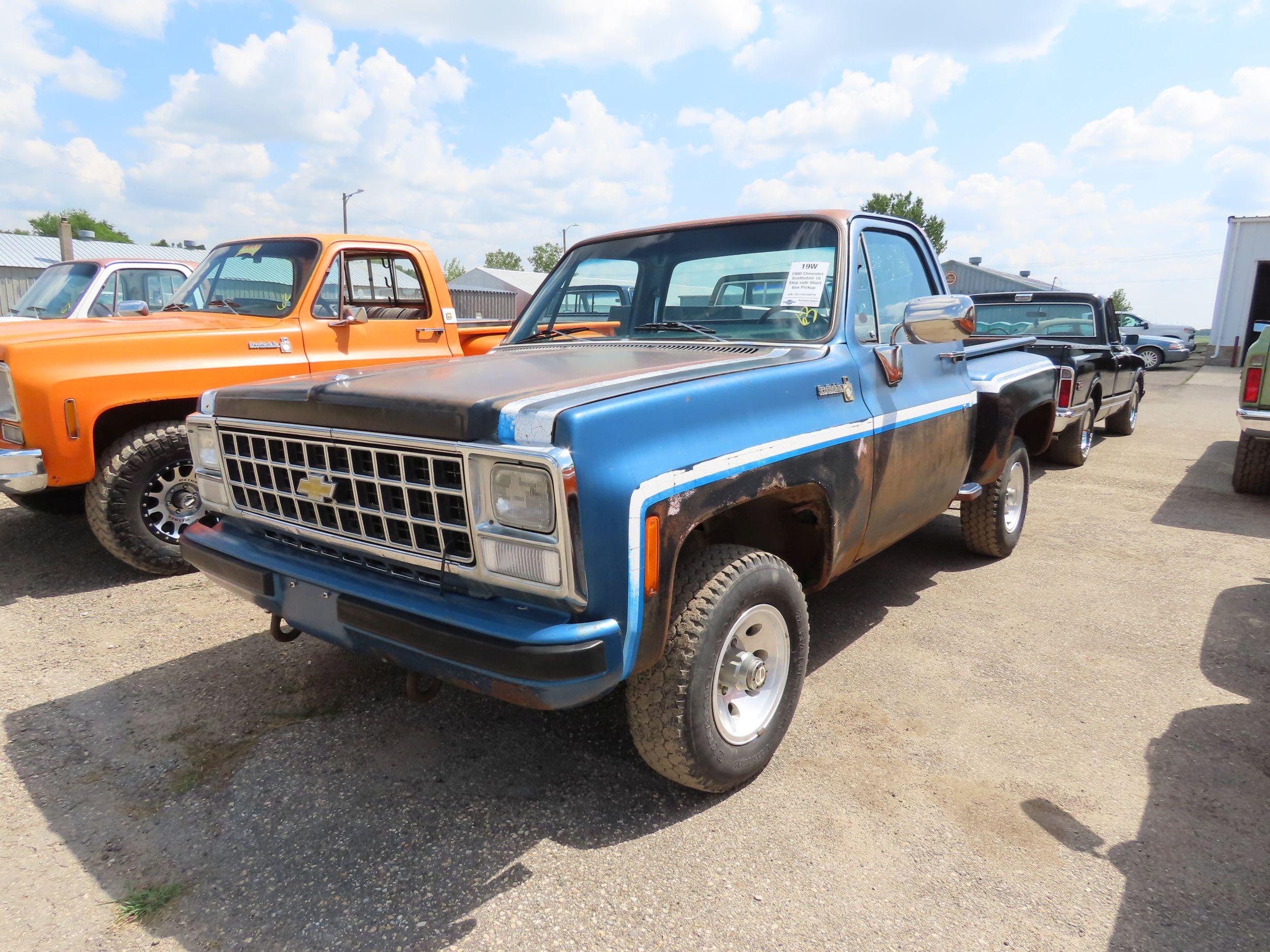 1980 Chevrolet Scottsdale 10 Sport Edition Step side Short box Pickup