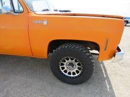 1976 Chevrolet Scottsdale Short Box Sport Pickup