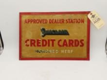 Sinclair Credit Card Sign