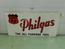 Phillips 66 Philgas Tin Sign