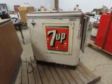 7UP Cooler for Restore with Sign