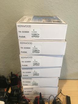 Lot of Kenwood ProTalk XLS model TK3230 Two Way Radios
