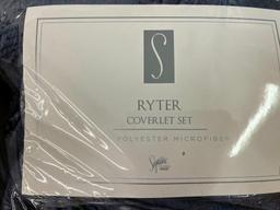 Four Ryder Coverlet Sets (Three Queen and One King)