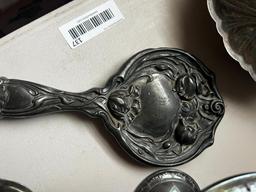 Misc lot of pewter and accessories