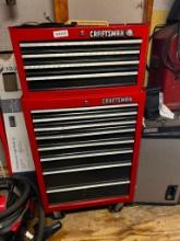 Craftsman Rolling tool Box & Contents - 13 drawer