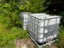 Fluid container frames, most containers cracked