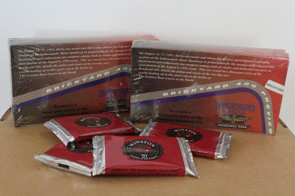 2 Brickyard 400 Preview Packs and 4 packages of Winston 20th Ann. Collector cards