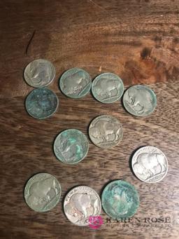 11- Buffalo Nickels