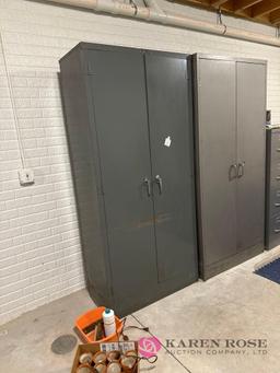 basement 2, 8 foot cabinets with doors