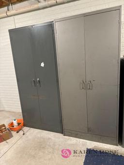 basement 2, 8 foot cabinets with doors