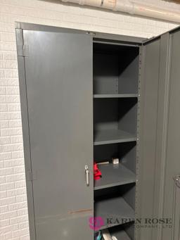 basement 2, 8 foot cabinets with doors