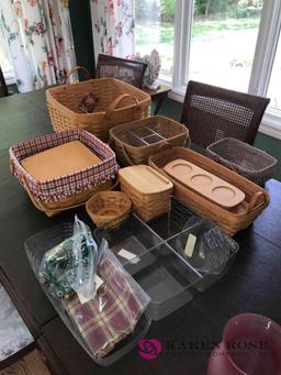 7- Longaberger baskets /extra pieces