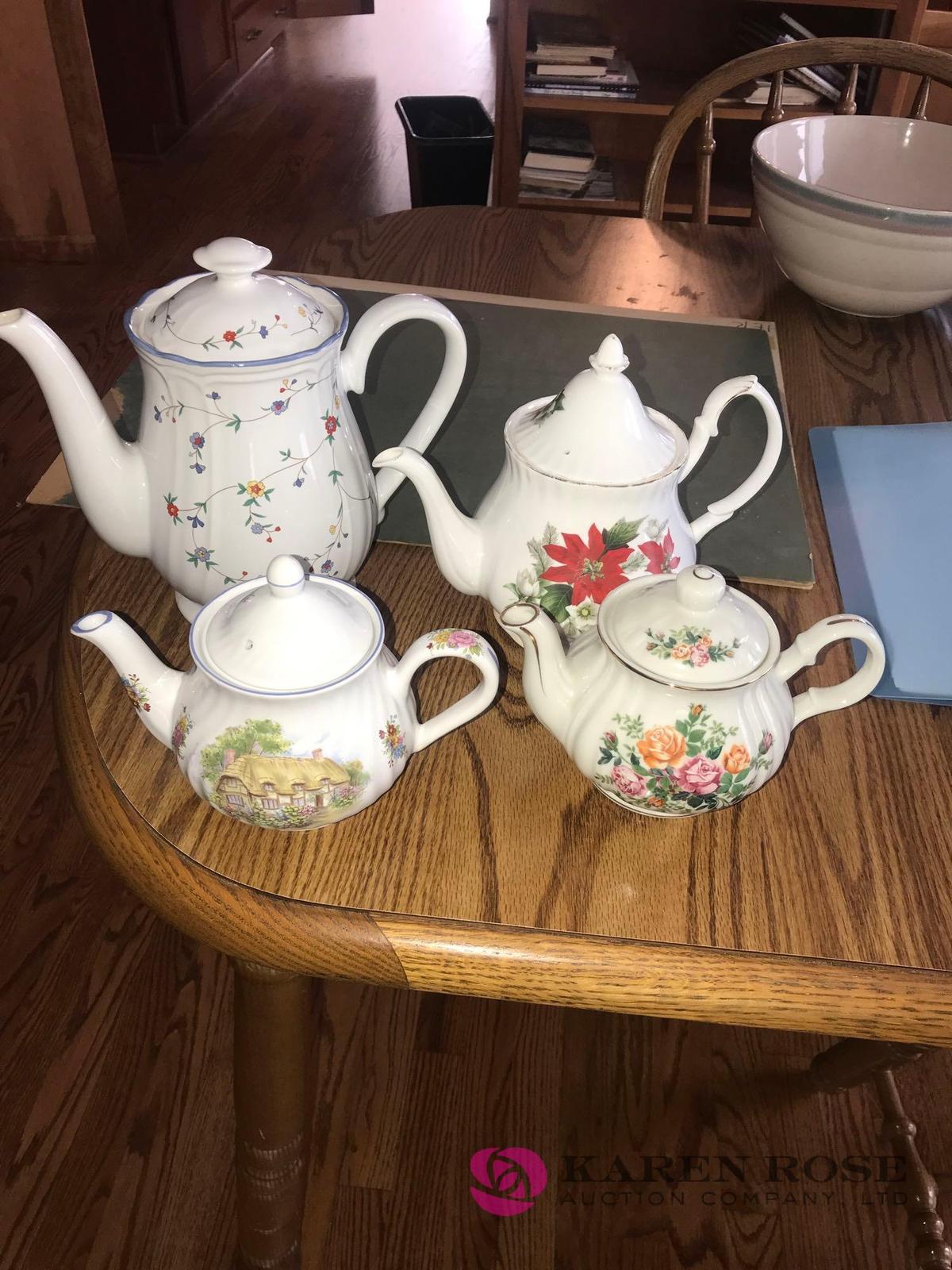 4- teapots