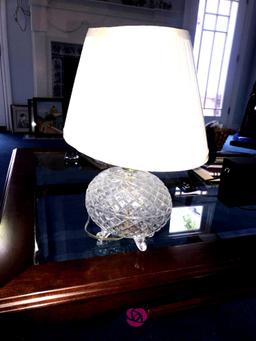 crystal glass lamp-living room