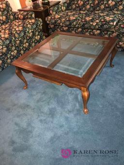 coffee table glass top