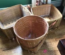 3- Longaberger large baskets