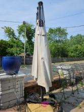 Large patio umbrella with base needs new cloth