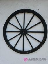 2 - 29 inch wood wall decor wheels