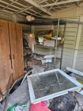 Shed contents not including driveway sealer