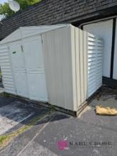 7.5 ft x 10.5ft storage shed