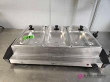 Heated condiment warmer