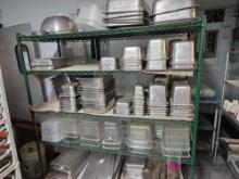Sixty inch rack with contents