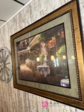Framed cafe-bar picture 37in x46in