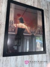 Framed picture 27 in x 33 in