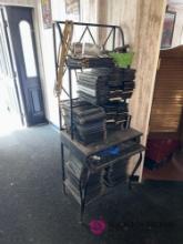 metal menu rack