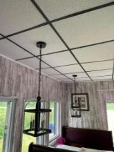 2- hanging lights
