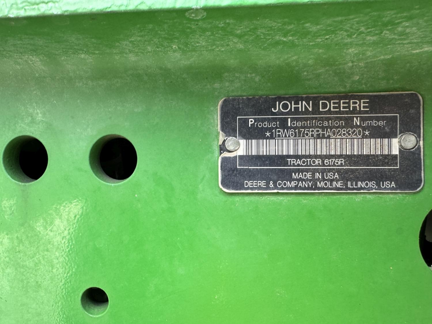 John Deere 6175R, 2017