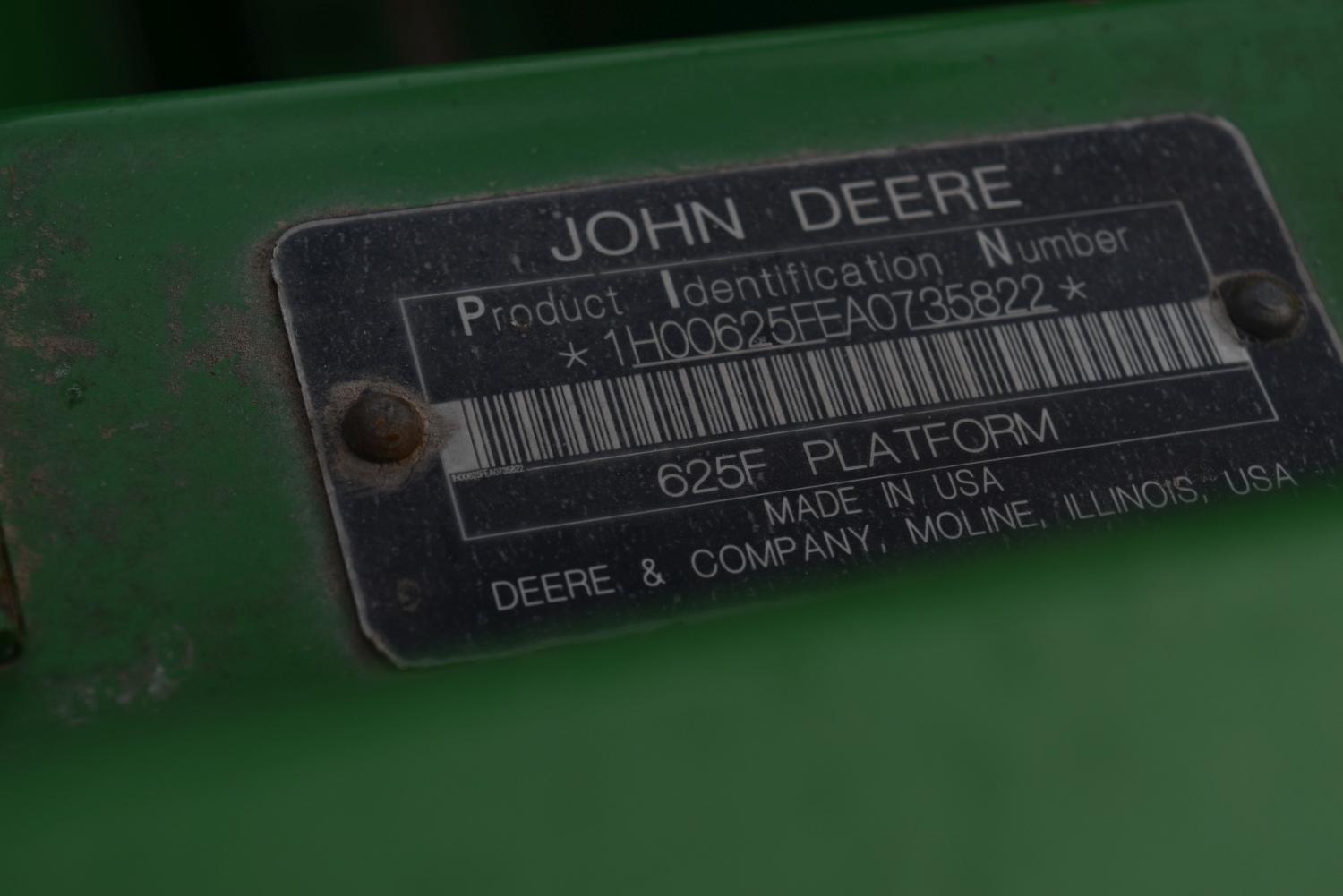 John Deere 625F, 2010