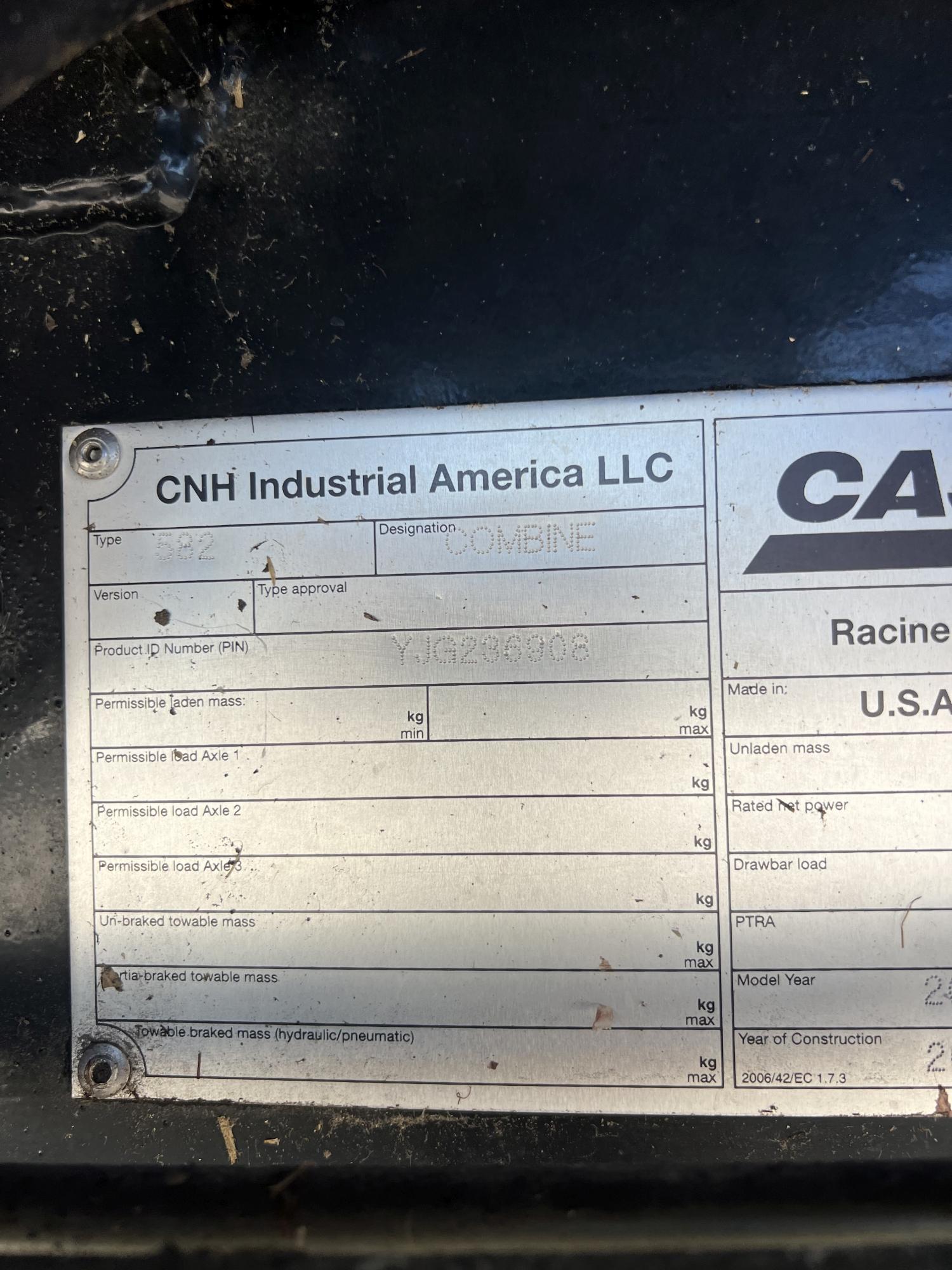 Case IH 8240 Combine, 2018