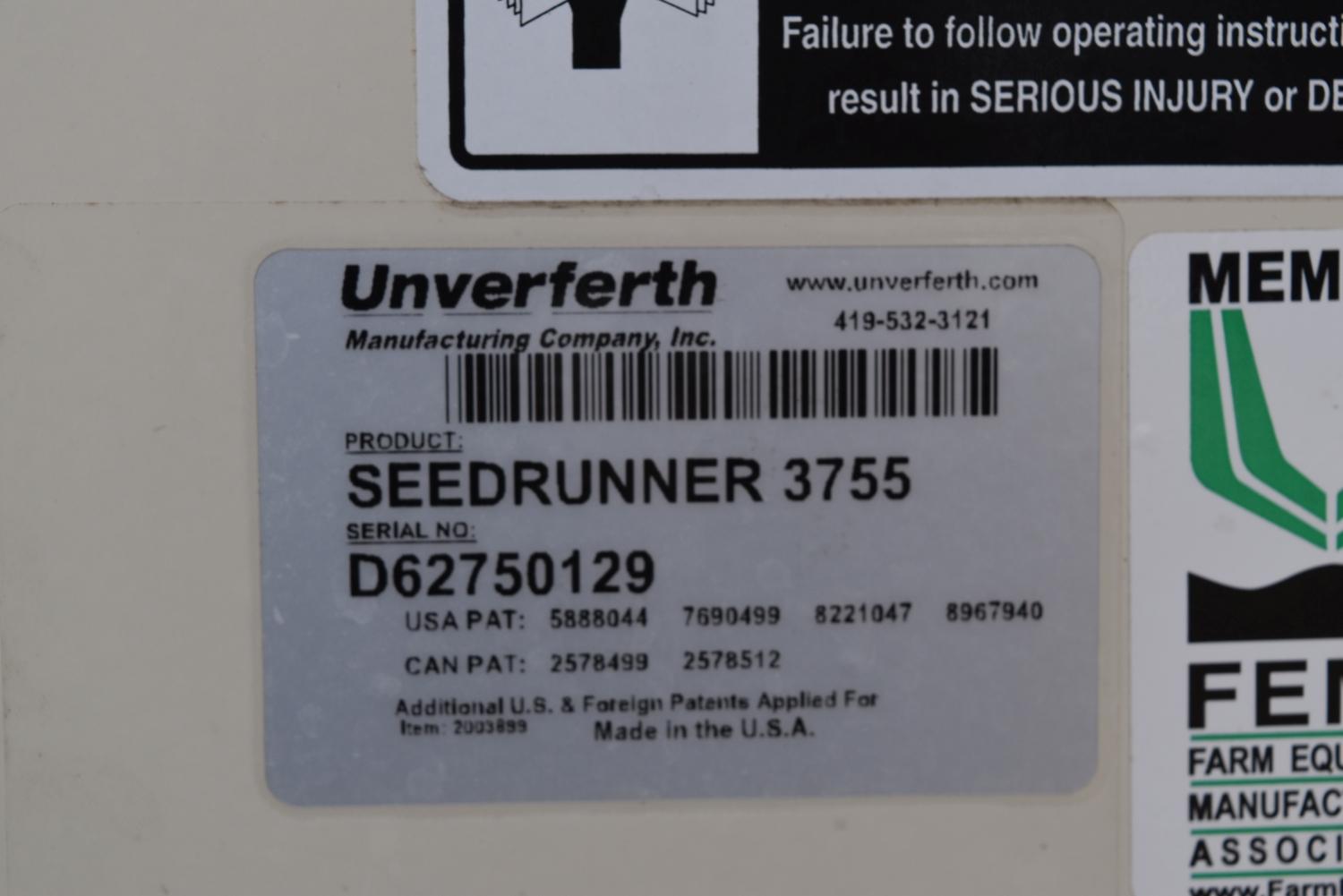 Unverferth UM 3755 Seed Tender