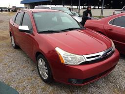 2010 FORD FOCUS RED-RECON TITLE