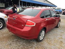 2010 FORD FOCUS RED-RECON TITLE