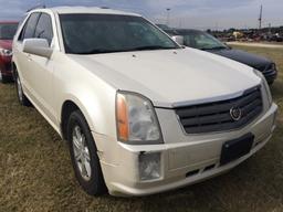 2005 CADILLAC SRX WHITE