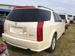 2005 CADILLAC SRX WHITE