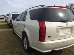 2005 CADILLAC SRX WHITE