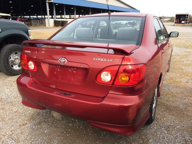 2003 TOYOTA COROLLA RED