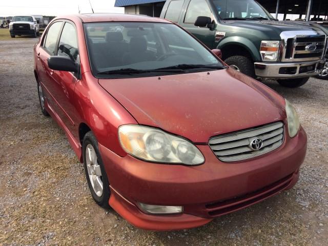2003 TOYOTA COROLLA RED