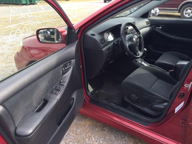 2003 TOYOTA COROLLA RED