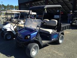 Cushman golf car with dump bed