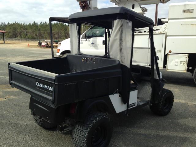 CUSHMAN W/DUMP BED-WHITE