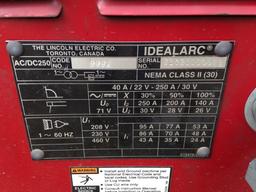 LINCOLN WELDING MACHINE 250 IDEAL ARC