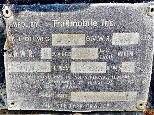 1995 Trailmobile step deck trailer
