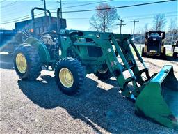 2016 John Deere 5055E diesel tractor