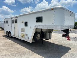 1992 Featherlite 2 horse slant load trailer